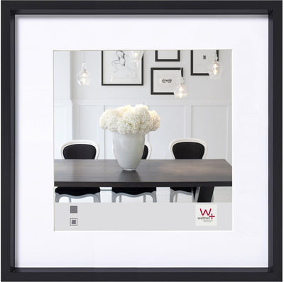 Walther Steel Style - Kunststoffrahmen - Fotogröße 20x20 cm - Schwarz