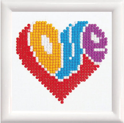 Diamond dotz® Diamond Dotz Love - Diamantmalerei - 649 Dotz - 10x10 cm
