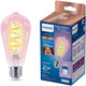 Philips intelligente Beleuchtung – Edison-Filament – intelligente LED-Beleuchtung – farbiges und weißes Licht – E27 – transparent – 40 W – WLAN