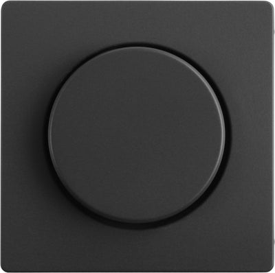 Berker q1 Zentralplatte - mit Taste für Dimmer - Anthrazit