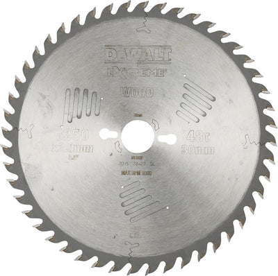 Dewalt DT4323 Extreme Kreissägeblatt – 250 x 30 x 48 t – Holz MDF
