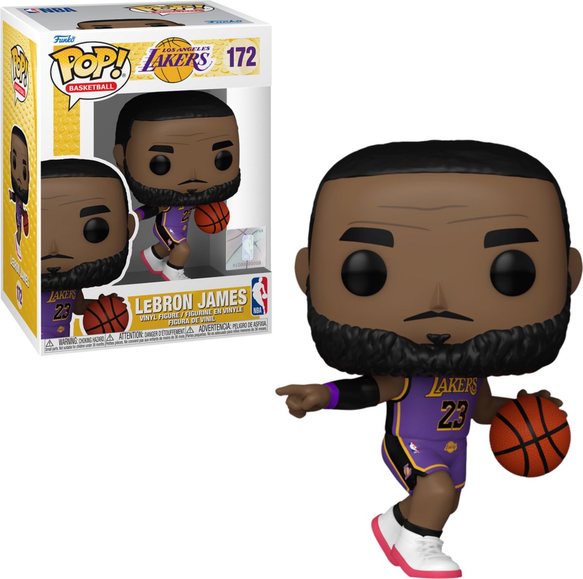 Funko Pop Basketball: NBA Lakers – Lebron James – Pop #172