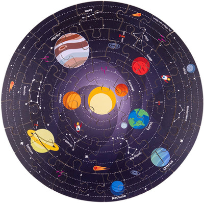 Bigjigs Floor Puzzle Sonnensystem Runde, 39 cm