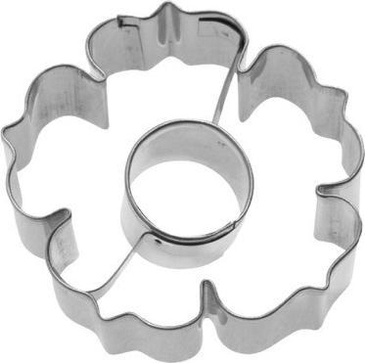 Westmark Edelstahlschneider 2D Blume 6x6x2,2cm