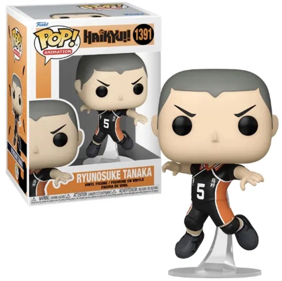 Funko Haikyu!! - Pop! Animation Tanaka 9 cm Sammlerfigur – Mehrfarben