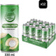 I am Superjuice Kokoswasser 12x0,33l – 100 % reines Kokoswasser – ohne: Zuckerzusatz, Süßstoffe, Konservierungsmittel, Konzentrat, Farbstoffe oder andere Zusatzstoffe – 100 % rein natürlich – Kokosgetränk