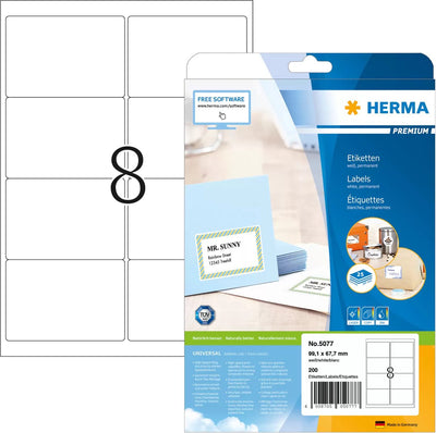 Etiketten herma