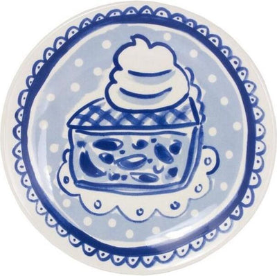Blond Amsterdam Teller flach 18 cm Kuchen – Delft Blond
