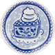 Blond Amsterdam Teller flach 18 cm Kuchen – Delft Blond