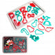 Richtige Formen mit Weihnacht Backblech, 22st.