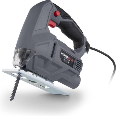 Powerplus elektrische Stichsäge powe30010 – 450 W Sägemaschine – 3000 min-1 – Werkzeug mit 1 Zubehör.