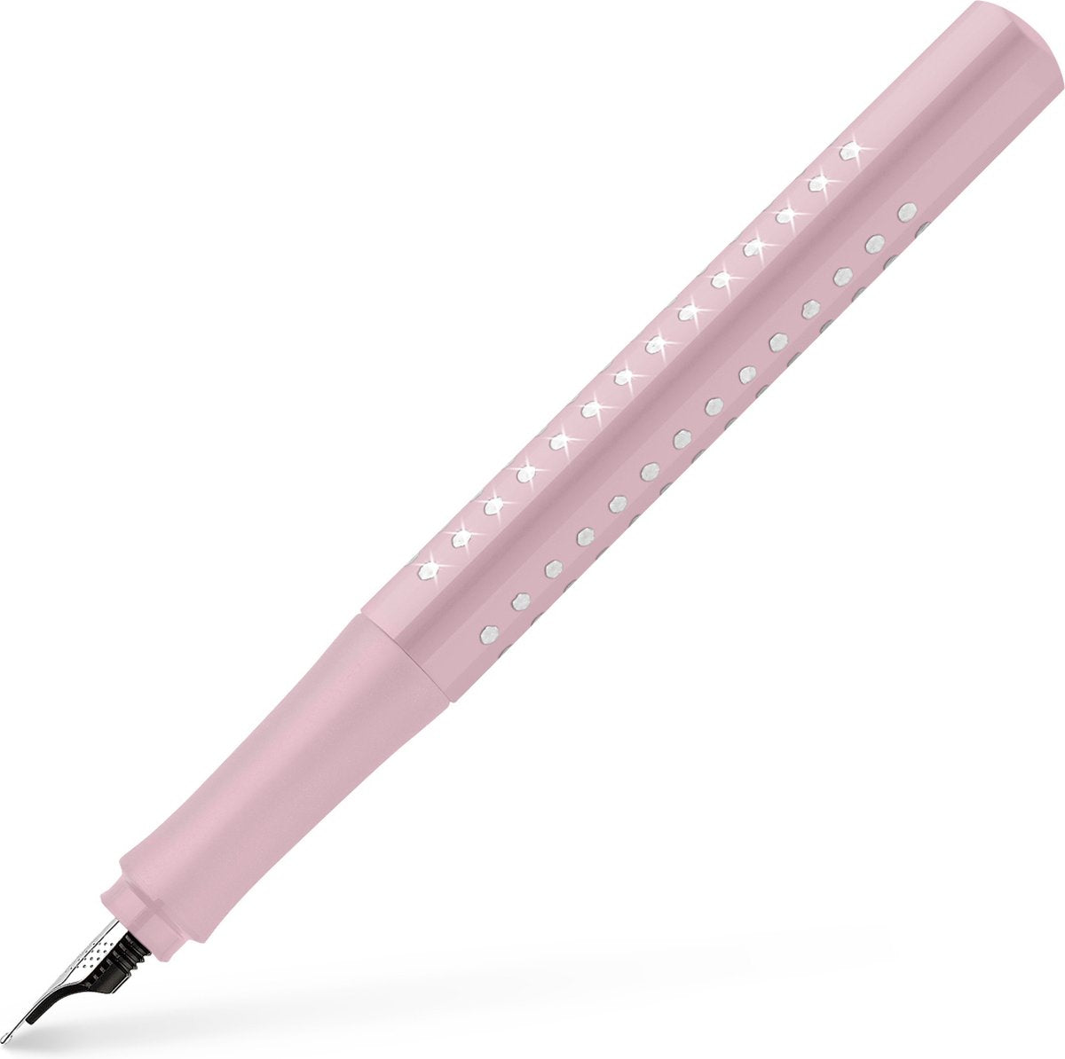 Faber-Castell Füllfederhalter – Grip Sparkle – F – Rose – FC-140878