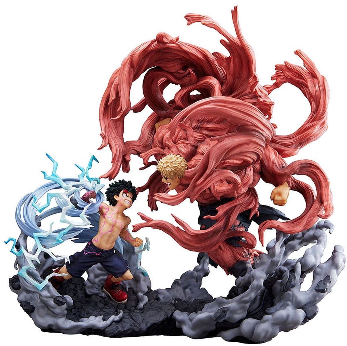 Tomy My Hero Academia Super Situation PVC-Statue Izuku Midoriya vs. Muscular 30 cm Bild