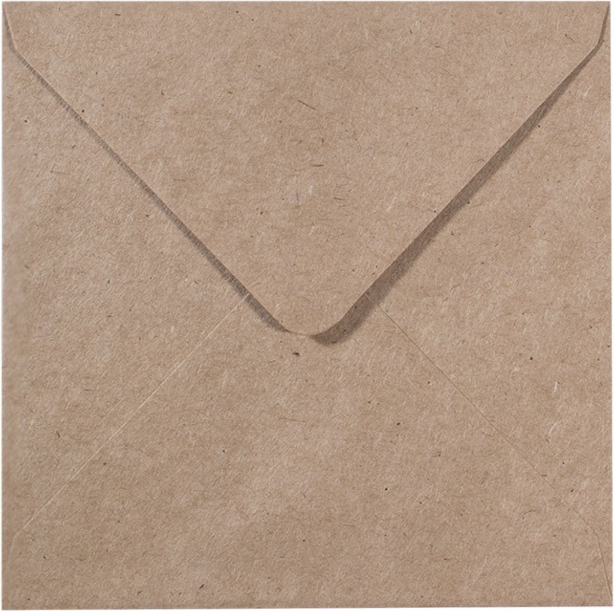 Florence-Umschläge in stabiler Qualität, kraftbraun, großes Quadrat, 25 Stück, 16 x 16 cm, für Grußkarten