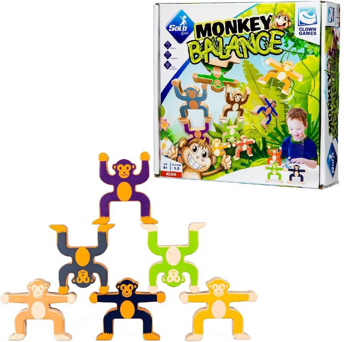 Clown Games Monkey Balance Game