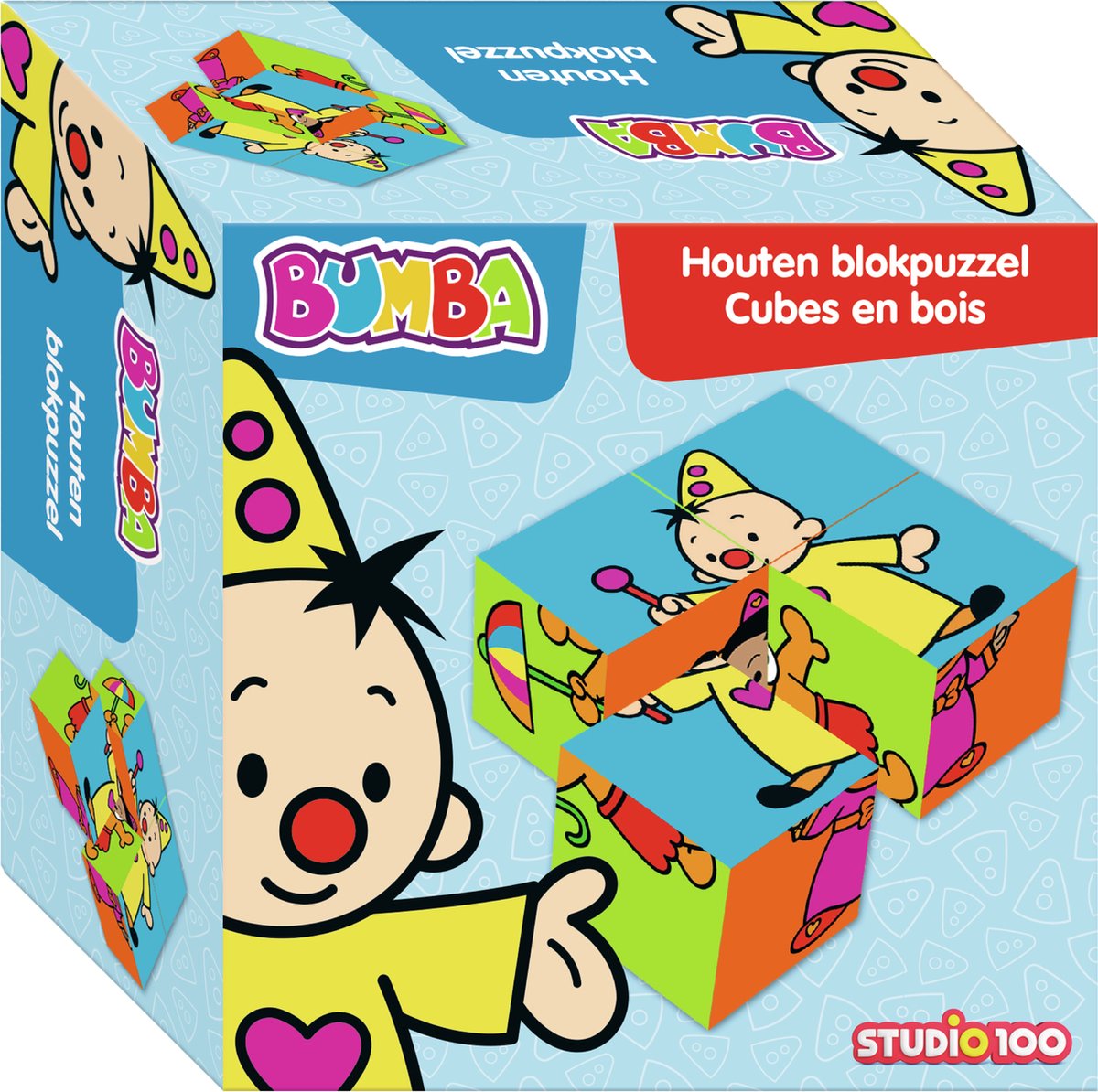 Studio 100 Holzblock -Puzzle, 4st.