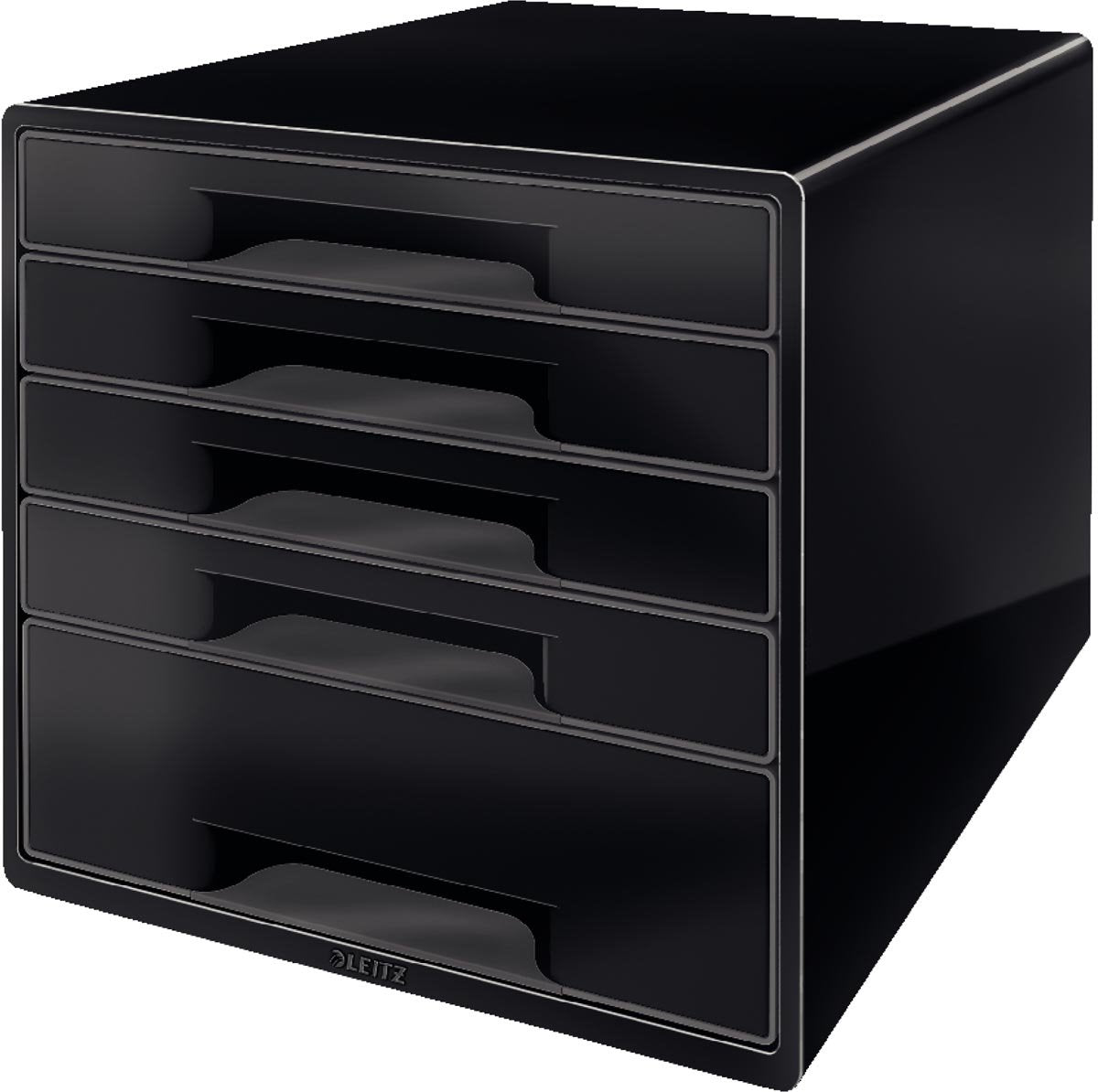 Leitz Schreibtischwürfel - 5 Schubladen - Schwarz