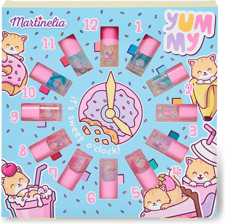 Idc Institute Beauty Set Martinelia Yummy Kindernagellack 12 Stück (24,5 x 24,5 x 3 cm)