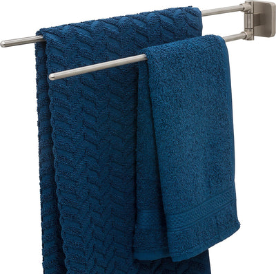 Tiger onu - Handtuchhalter 2-armig - gebürsteter Edelstahl