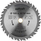 Wolfcraft - Kreissägeblatt 160x16mm 160x20mm - 20 Zähne hm - schnelle, grobe Schnitte - 6733000