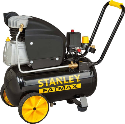 Stanley Kompressor 251 10 24s fmxcm0062e – Luftkompressor 10 bar – 24 l – 240 l min – integrierter Anti-Rutsch-Griff – Schwarz