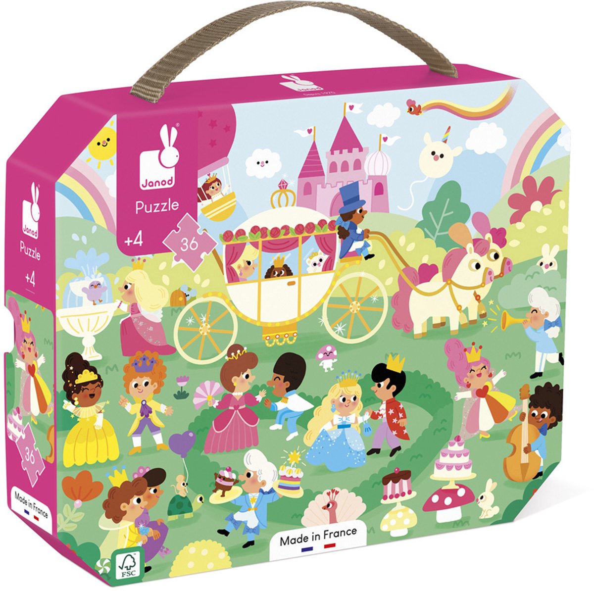 Janod - Puzzle - Prinzessinnen - 36 Teile