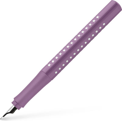 Faber-Castell Füllfederhalter – Grip Sparkle – F – Violett – FC-140880