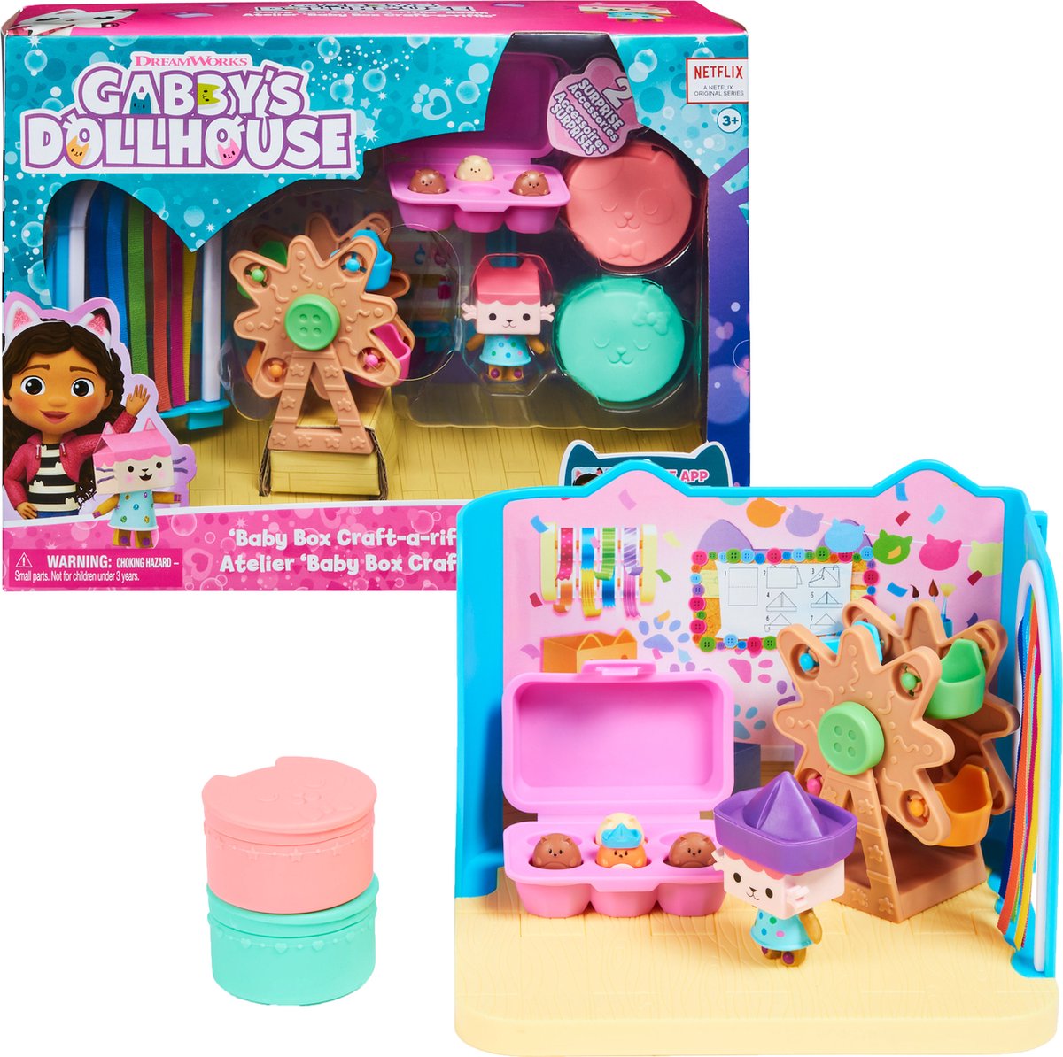 Spinmaster Gabby's Dollhouse Baby Kittys Handwerksraum