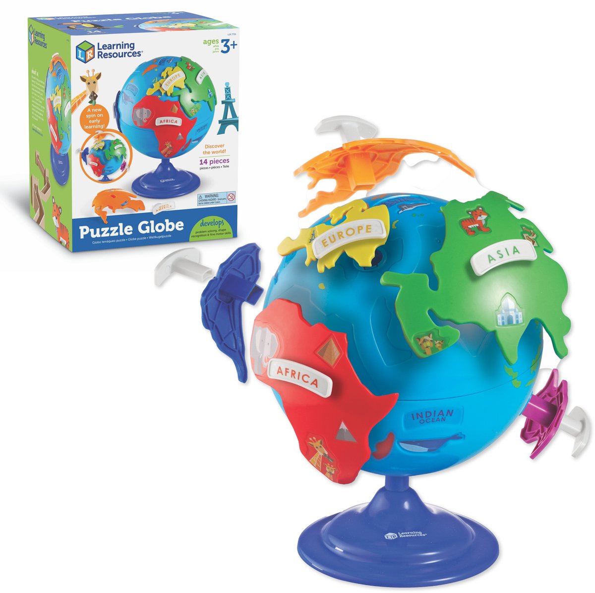 Lernressourcen Puzzle-Globus – 3+