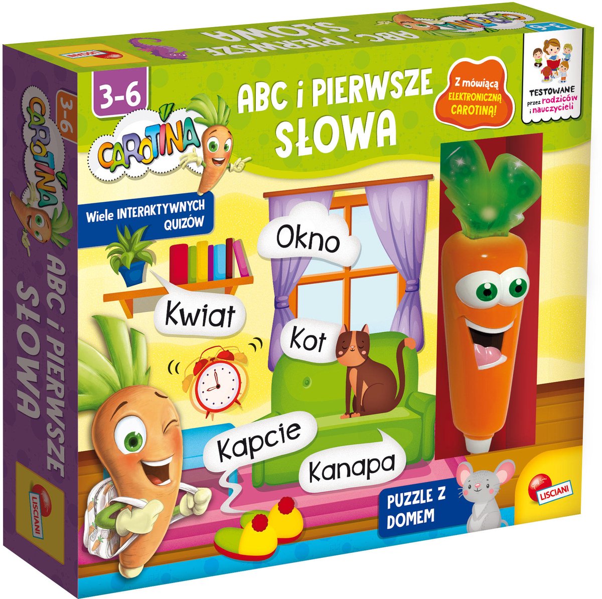 Lisciani carotina abc i pierwsze słowa