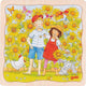 Goki Puzzle - Sonnenblumenfeld - 35 Teile - 3 Schichten - 20x20x1,1cm - Holz - 3+