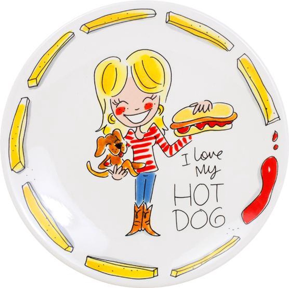 Blond Amsterdam Snackteller Hotdog - ø 22 cm