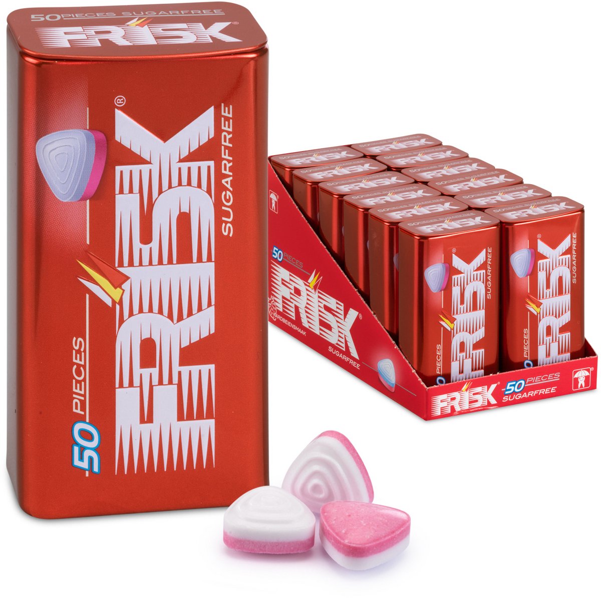 Frisk Erdbeere – Frischmacher – zuckerfrei – 1x12 Stück