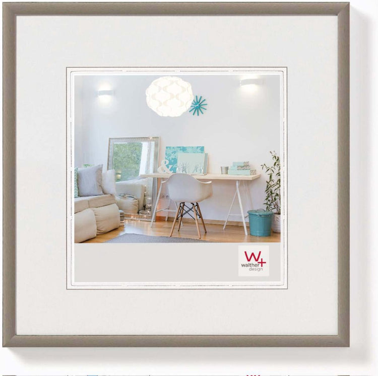 Walther New Lifestyle - Kunststoffrahmen - Fotogröße 30x30 cm - Stahl