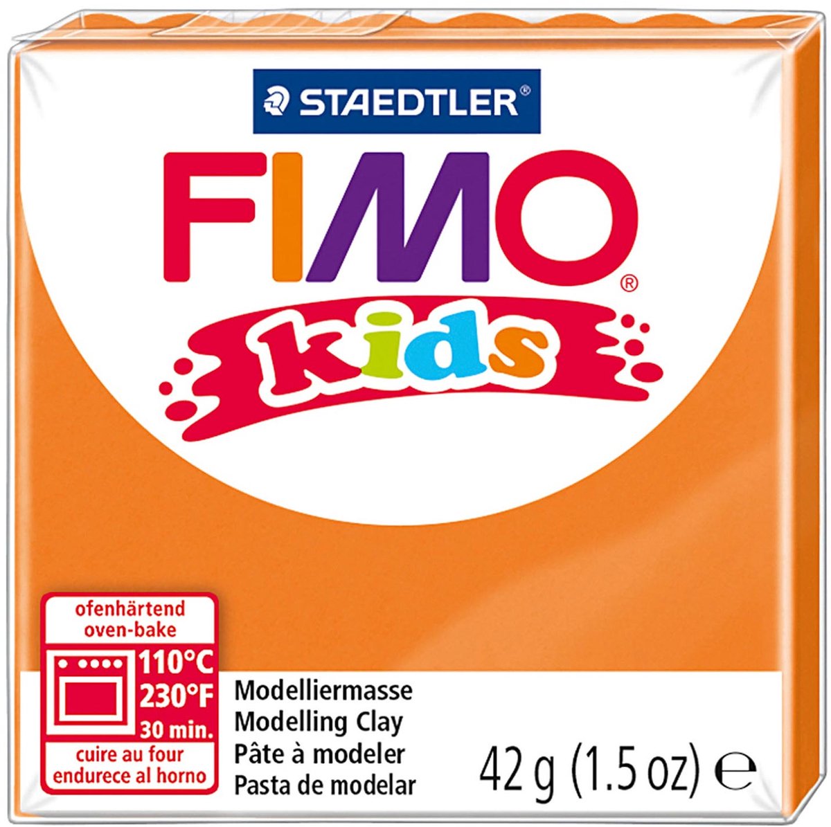 Fimo Kids Mountain Klei, Oranje, 42 gr