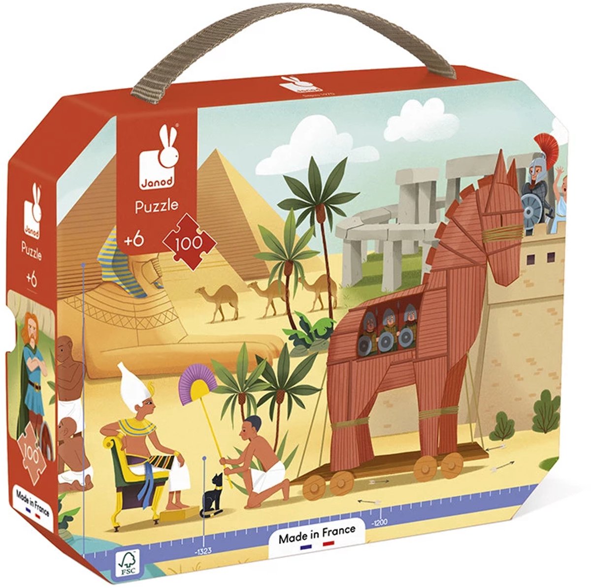 Janod - Puzzle - das Trojanische Pferd