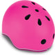 Globber Kinderhelm – Go Up – Pink – verstellbar von 45–51 cm – mit Beleuchtung – starke Polycarbonat-Außenschale