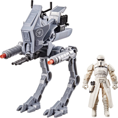 Star Wars Actionverse AT-RT und Imperial Remnant AT-RT Driver – Actionfigur 11 cm