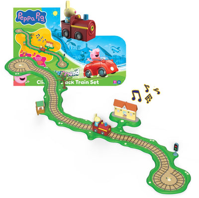 Peppa flitzt durch die klickende, klackende Eisenbahn