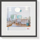 Walther New Lifestyle - Kunststoffrahmen - Fotogröße 15x15 cm - Schwarz