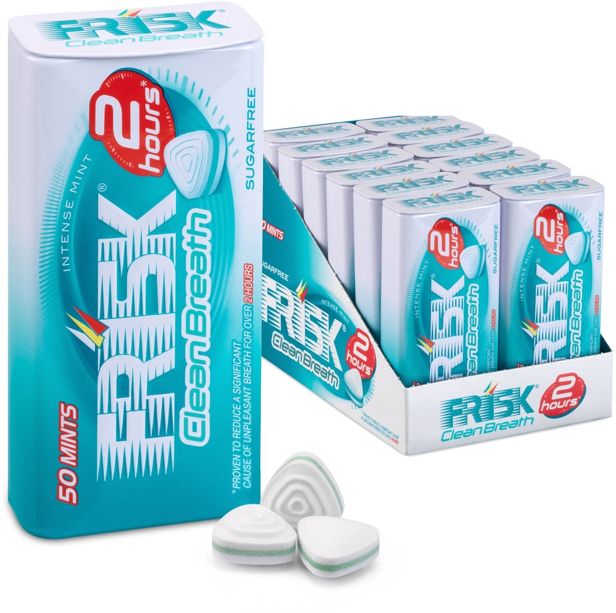 Frisk Clean Breath Intense Mint – Frischmacher – zuckerfrei – 1x12 Stück