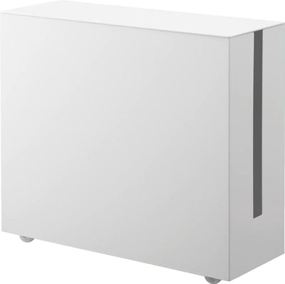 Yamazaki Kabelbox mit Rollen – Turm – Weiß
