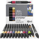 Winsor Newton Promarker™ 12+1 Manga-Steampunk-Set | Professionelle Layoutmarker, Alkoholmarker