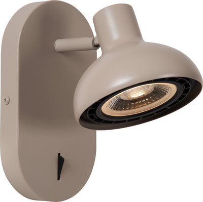 Lucide Sensas – Nachttischlampe Wandleuchte – 1xGU10 (ES111) – Beige