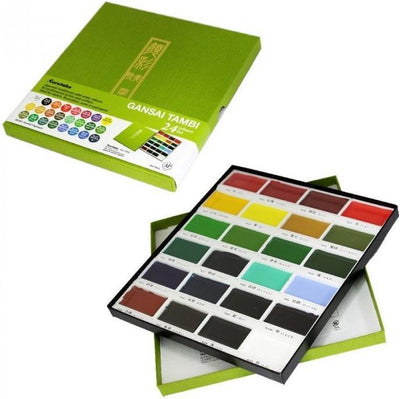 Kuretake Zig Gansai Tambi Set 24 Farben