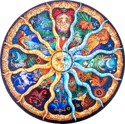 Engelhart Holzpuzzle Mond – 155 einzigartige Puzzleteile – großes Holzpuzzle im A3-Format – Weltraum-Puzzlespiel – lehrreiches Denkspiel – inklusive Aufbewahrungsbox –