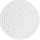 Creativ Company Grundplatte für Bügelperlen – runde Grundplatte – transparentes Perlenbrett – DIY-Perlenstütze – Durchmesser 8,5 cm – Set mit 10 Stück