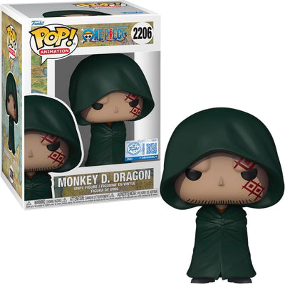 Funko-Pop! Animation: One Piece – Monkey D. Drache #2206 Sonderedition exklusiv