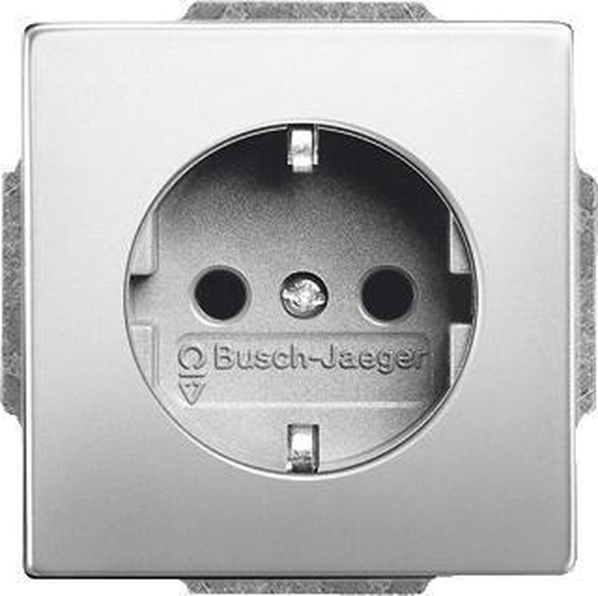 Busch-Jaeger ABB Wandsteckdose aus reinem Edelstahl (WCD-Schaltanlage) – 2cka002011a3850 – e2k4t