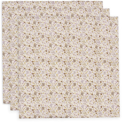 Jollein hydrophiles Tuch klein – 70x70cm – Blumenfeen – 3 Stück